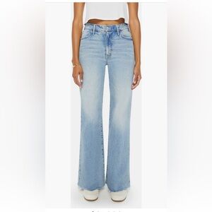 Mother Jeans 32. Superior Denim Hustler Roller Fray Wide Leg Jeans I Confess